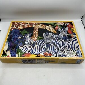 F.X. Schmid‎  "Peaceable Kingdom" 1000 Piece Jigsaw Puzzle 26"x17" 1991 Puzzle